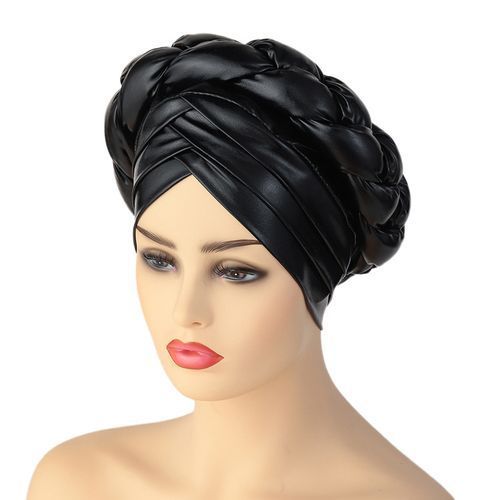 Women Auto Gele Fashion Headtie Turban MuslimTurban Size（56-58cm）