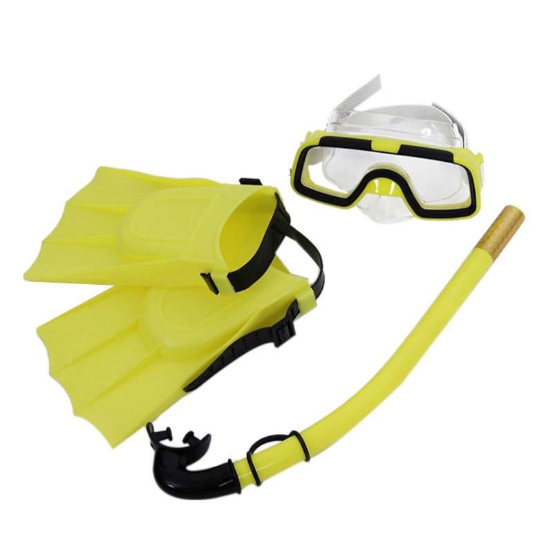 Children's Snorkeling Diving Mask Snorkeling Fins Set PVC