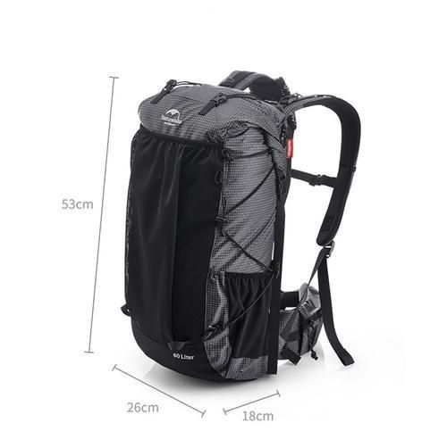 Naturehike 60L Hiking Backpack Ultralight Waterproof Sports Bag Large Capacity Packs Aluminum Frame For Outdoor Camping Climbing