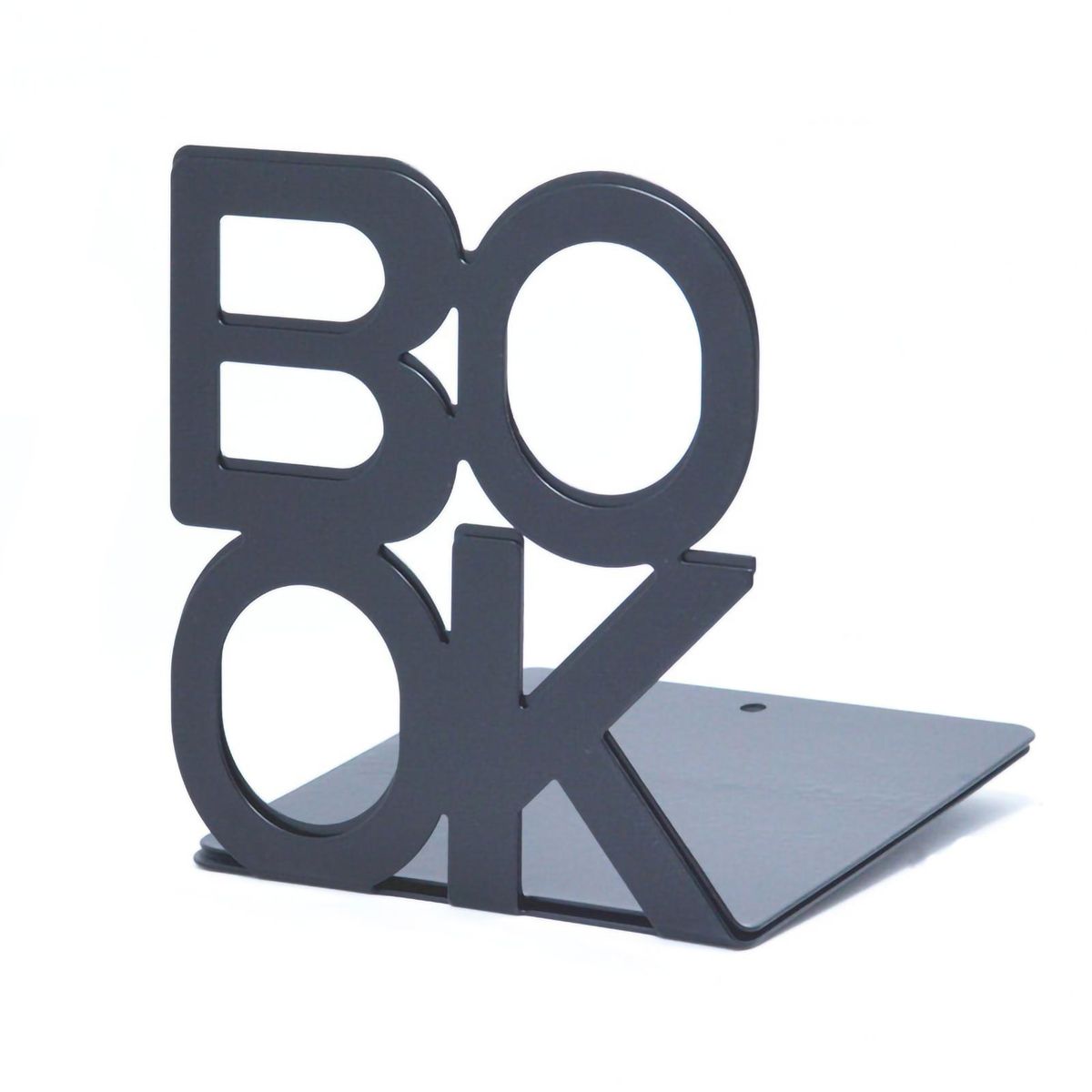 Metal Bookends Non-Slip Decorative Book Ends Support 4.9 x 5.1 x 5.5 Inch Book Shelf Holder Stand Book Stoppers Desk Organizer for Shcool Office Home Stationery Accessories, 1 Pair