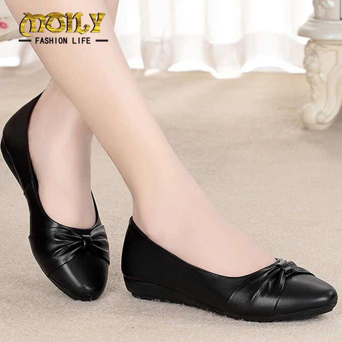 Ladies Business Work Casual Leather Shoes