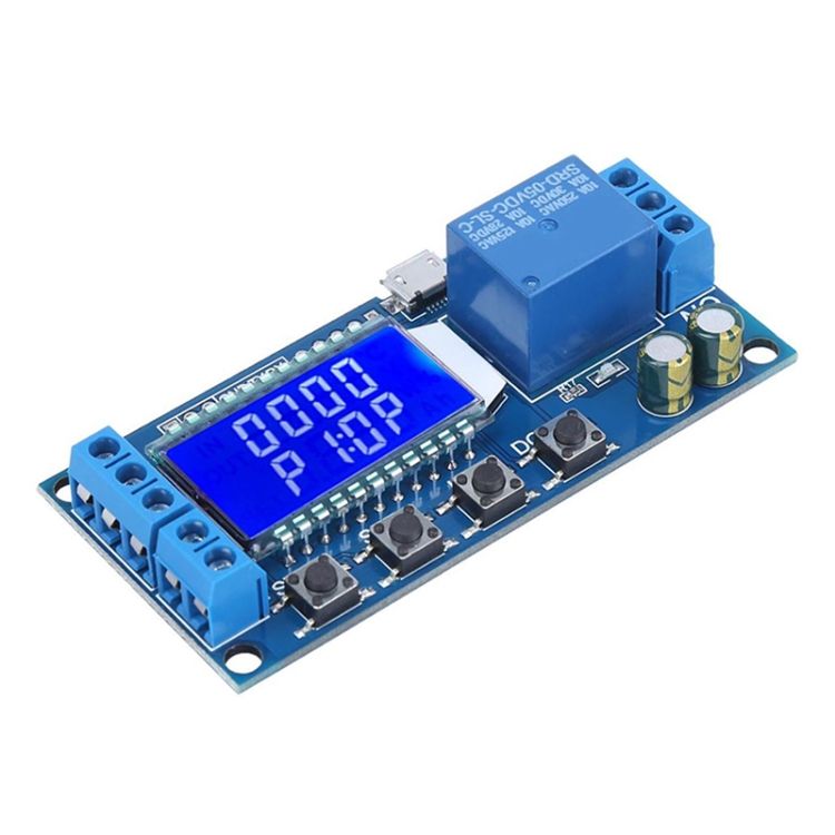 6-30V Micro USB Digital LCD Delay Relay