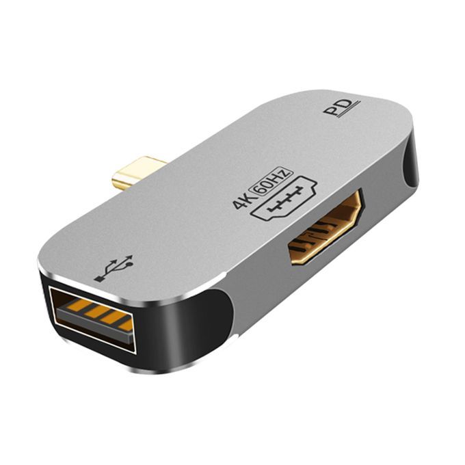 3 In1 Docking Station Type-C DP PD Charging Port HDMI PD Type C F