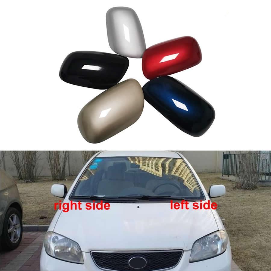 For Toyota Vios 2002 2003 2004 2005 2006 2007 Car Accessories Reversing Mirrors Cover Rearview Mirror Shell Color Painted