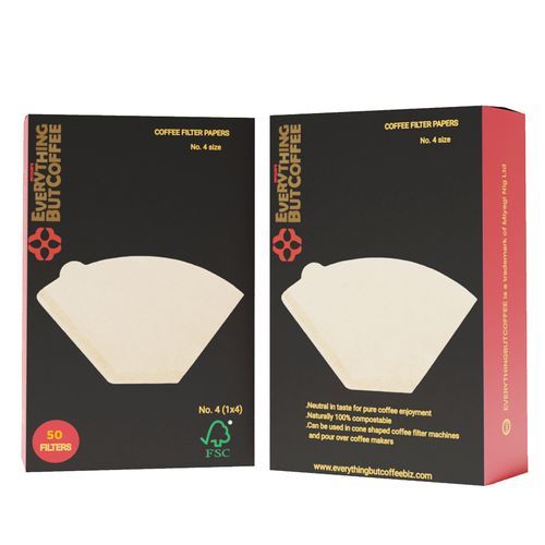 6 Packs Of Coffee Filter Paper 1x4 By 50 In A Pack