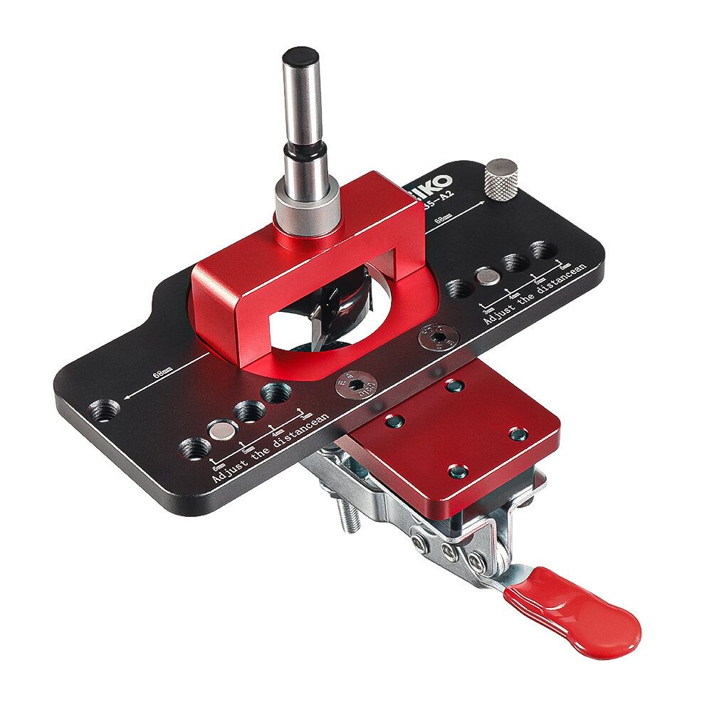 VEIKO Aluminum Alloy 35MM Hinge Boring Hole Drill Guide