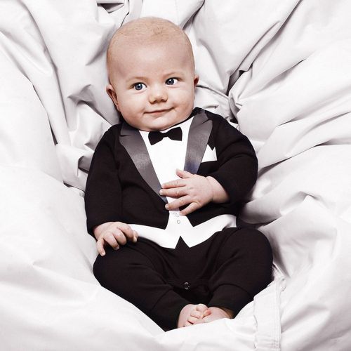 Baby Jumpsuit One-piece Set Gentleman Romper Kids Suit
