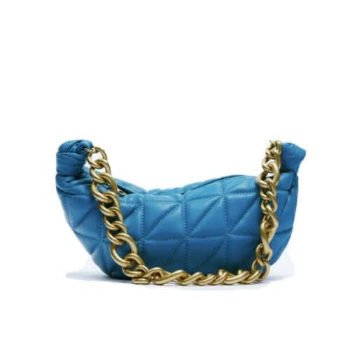 Petrol Quilted Bag