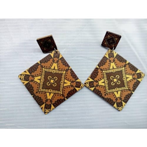 Ladies Wooden Earrings
