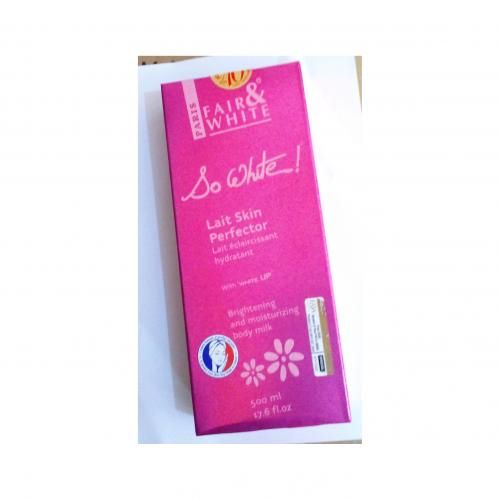 So White Skin Perfector Lightening Cream With White Up