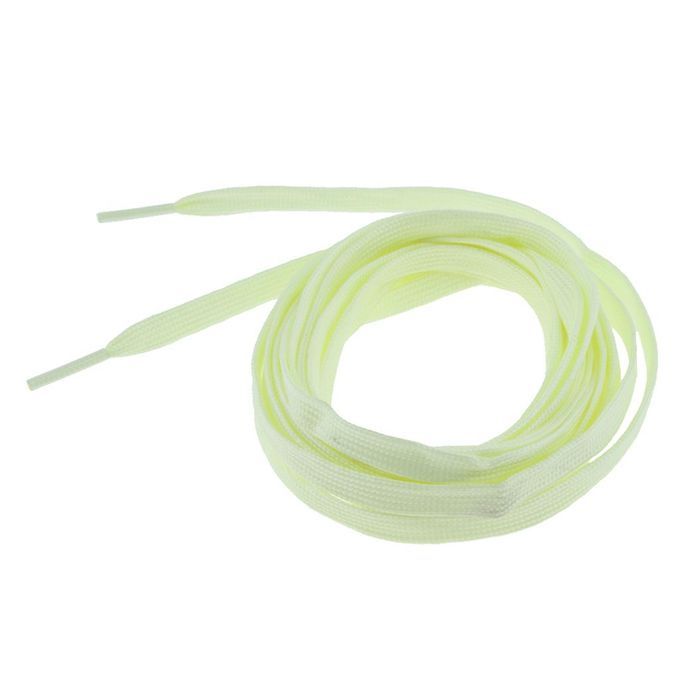 Noctilucent Bootlace Fluorescent Braided Shoe Lace For Skates Yellow