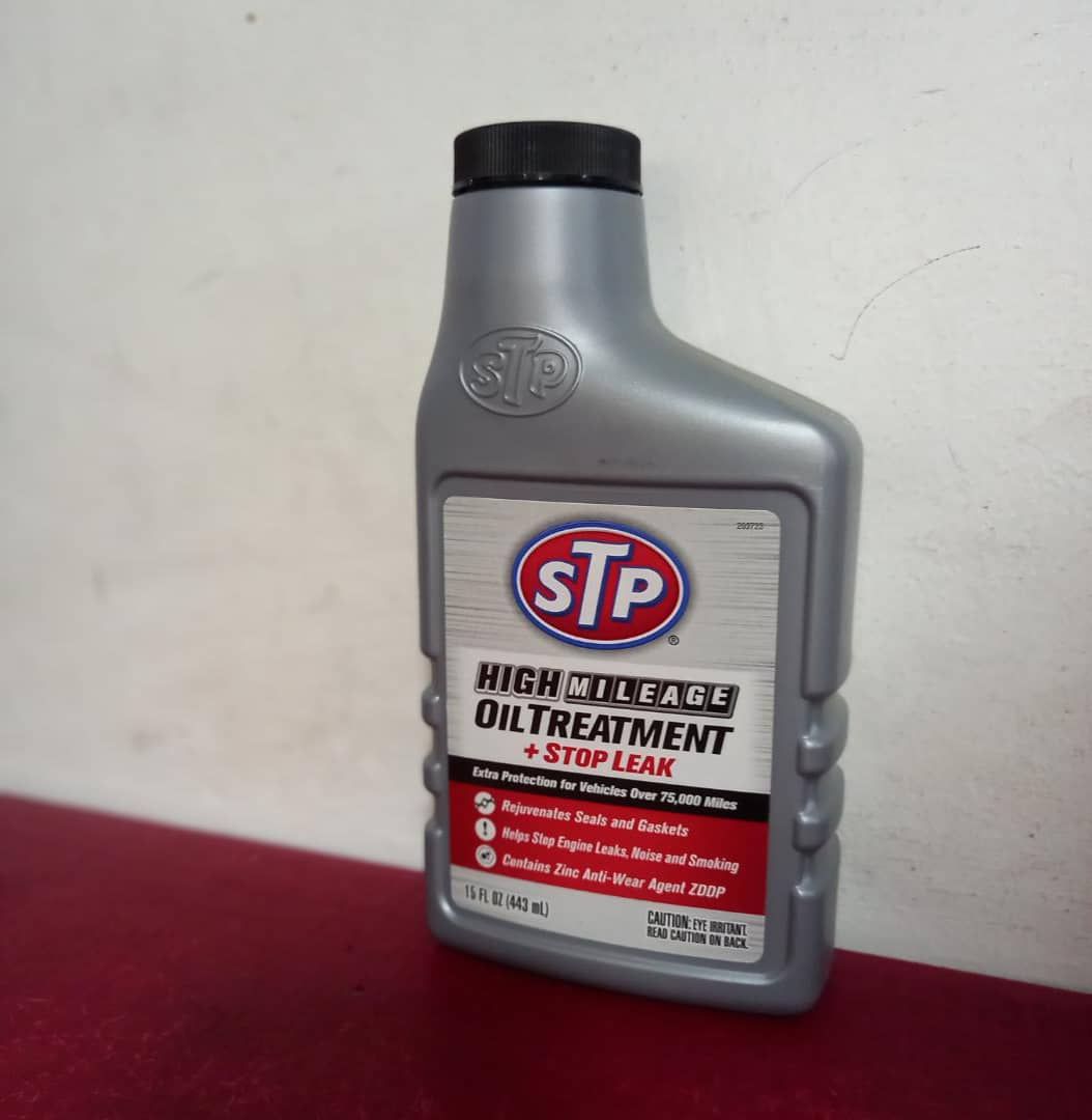 HIGH MILEAGE OIL TREATMENT + STOP LEAK