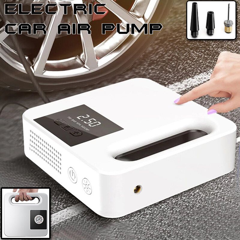 12V Led Portable Car Air Compressor Pump Tire Inflator Digital Guage (Pointer Type)