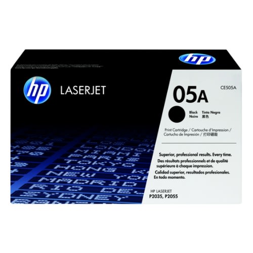 Hp 05a Black Original Laserjet Toner Cartridge, Ce505a