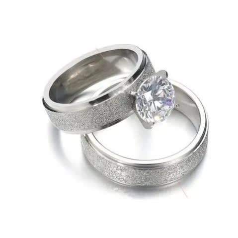 Wedding Ring - Set Of 2 - Silver