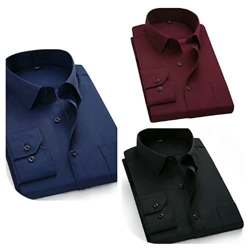 Three Pieces Men's Long Sleeve Shirts