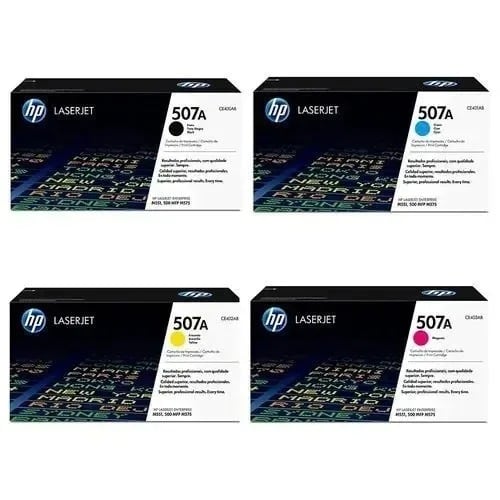 Laserjet Toner Cartridge - Magenta, Cyan, Yellow, Black -507a