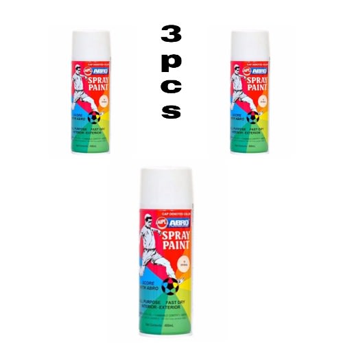 Spray Paint - White - 3pieces