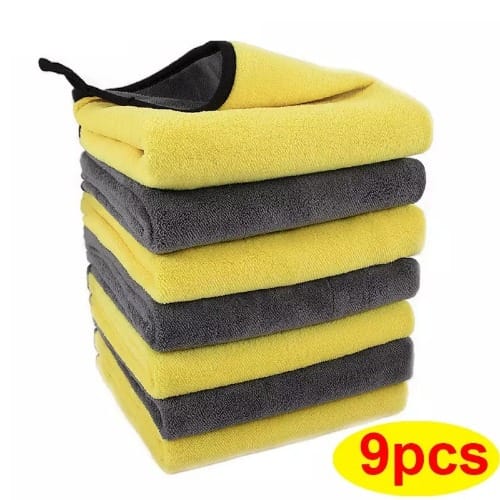 Large Double Sided Design Cleaning Towel - 40cm X 40cm - 10pieces