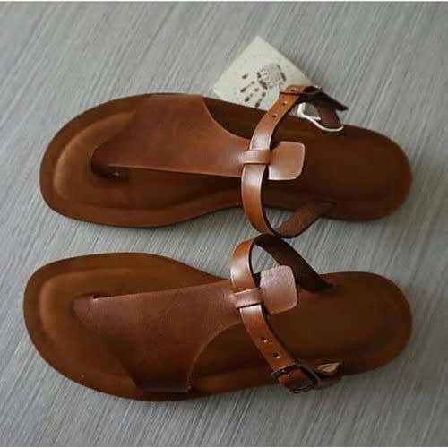 Ladies Slippers - Brown