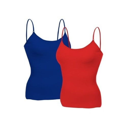2 In 1 Camisole / Tank Top - Red, Blue