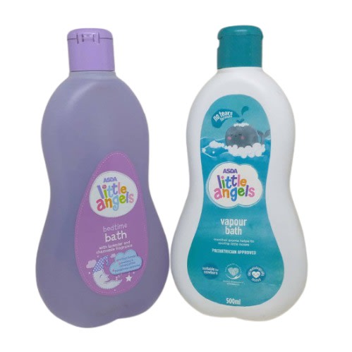 Little Angels Vapour Bath And Bedtime Bath 2 Pack