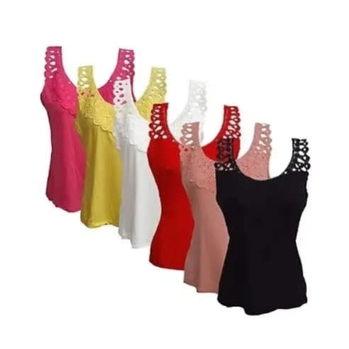 General Fresh Ladies' Camisoles - Multicolor - 6 In 1