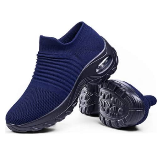 Ladies Casual - Work Out Socks Sneakers - Blue