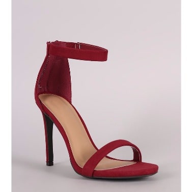 Enzo Ankle Strap Heels