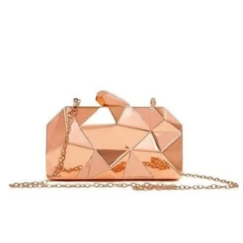 Metallic Gold Clutch Purse