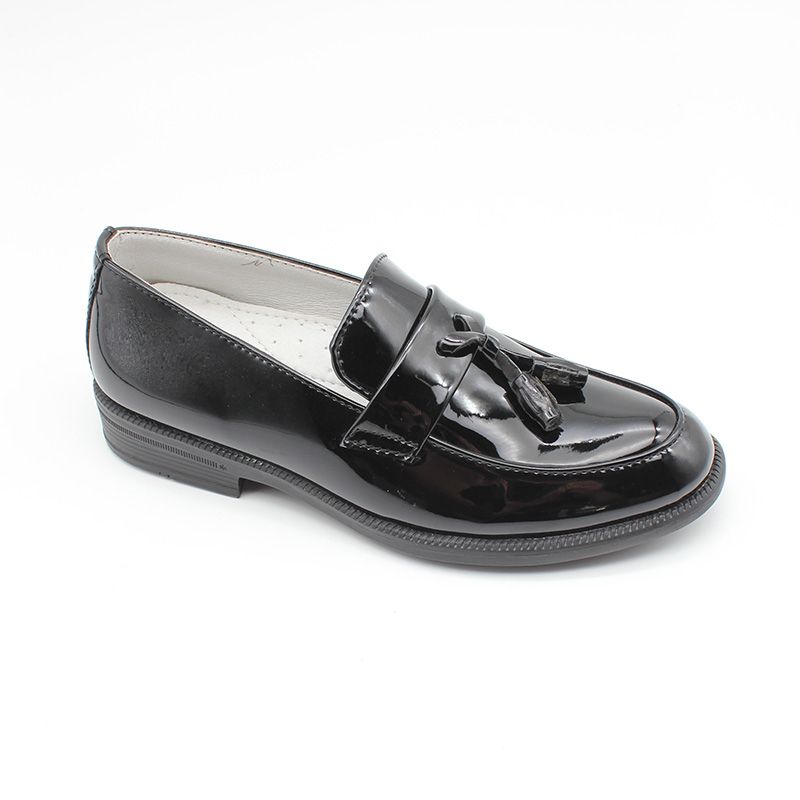 Classy Boys Church Shoes Party Shoes-Black