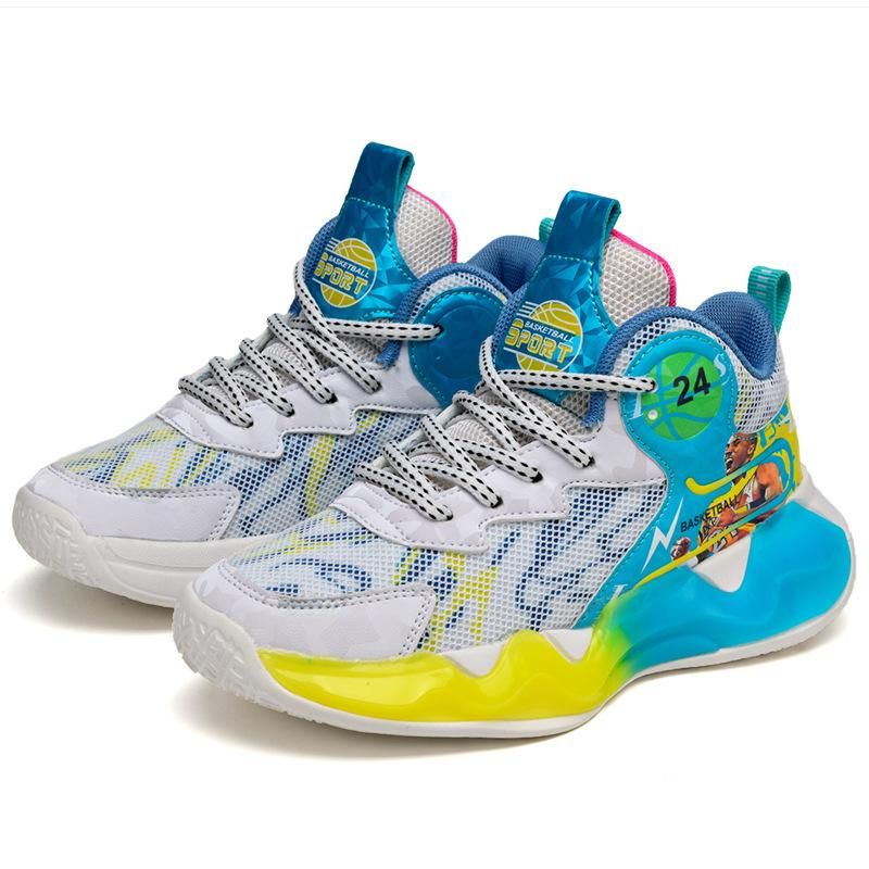 Boys Basketball Shoes Sneakers Basketball Shoes Blue