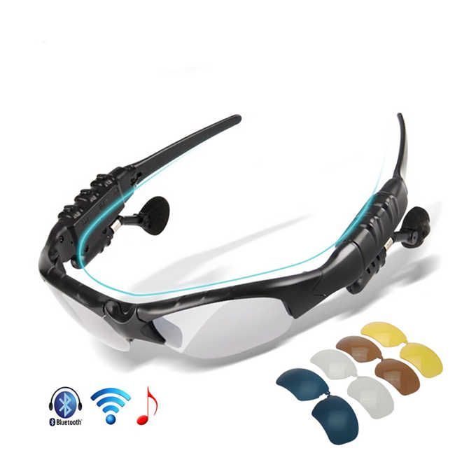 FBI Sport Stereo Bluetooth 5.0 Headset Driving Sunglasses/mp24 Riding Eyes Glasses