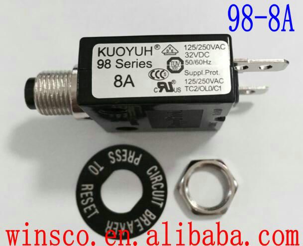 SERIES CIRCUIT 8A 98 100% KUOYUH BREAKER 98-8A