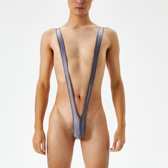 Men Shiny Wrestling Singlet Y Bodysuit Jocks Bodywear Underwear Mens Mankini