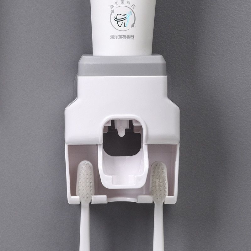 Toothpaste Squeeze Wall Hanging Toothbrush Stand Rack