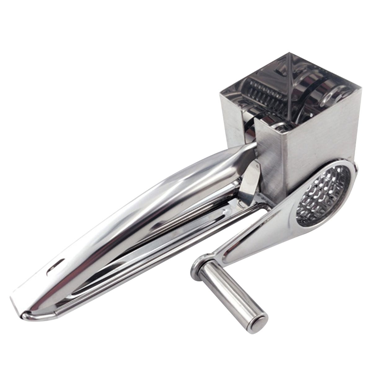 Manual Rotary Cheese Grater Stainless Steel Handheld Rotary