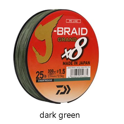 Braided Fishing J-BRAID GRAND PE Braided PE Tackle Line 8 Line Japan Fishing Fishing Braided 300m Line PE Line