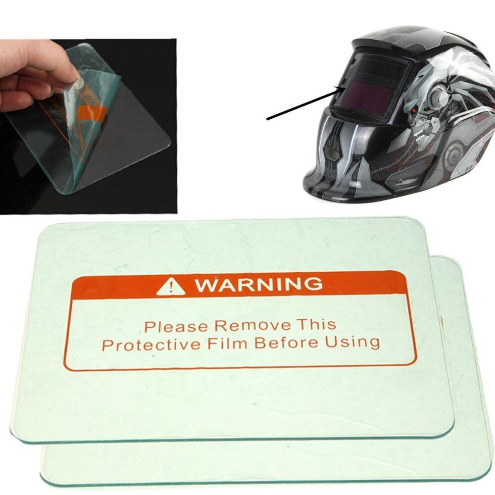 15PCS 1/3X Clear Welding Cover Lens 4.5
