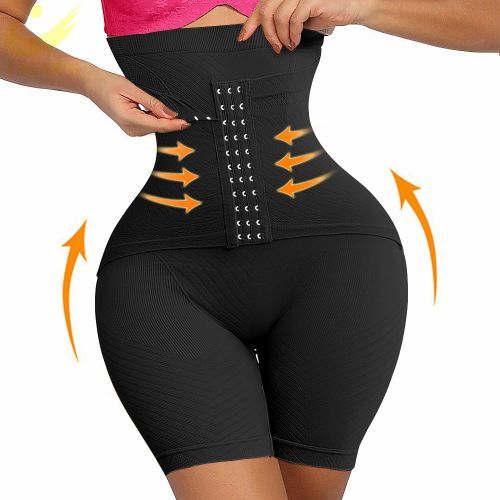 Double Hook High Waist Lift Hip Body Control Flat Tommy Pant