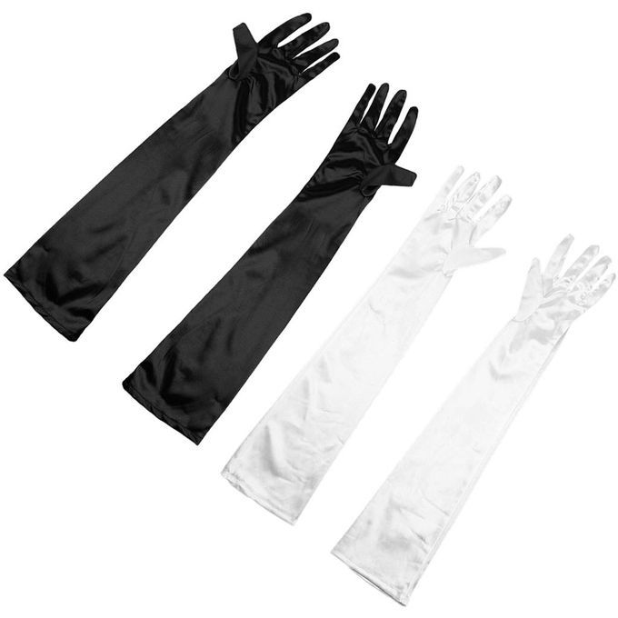 Pack Of 2 Grace Lady Formal Bridal Satin Banquet Party Wedding Opera