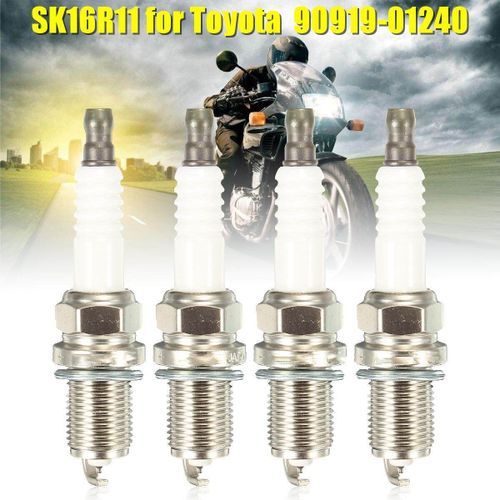 4x Denso SK16R11 Iridium Spark Plug For Toyota Corolla Matrix Prius 90919-01240