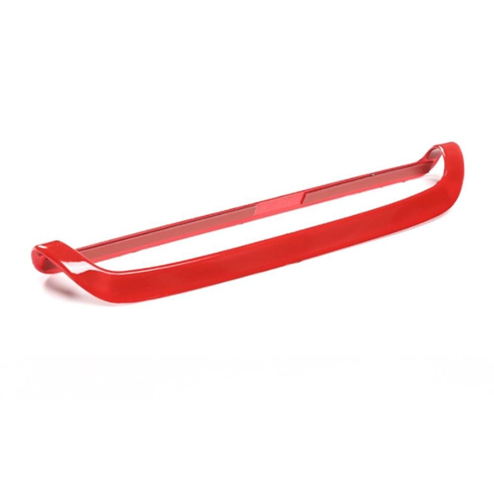 For Mercedes Benz Smart 2009-2015 Car Central Control Door Lock Switch Button Cover Trim Frame Sticker Accessories,Red