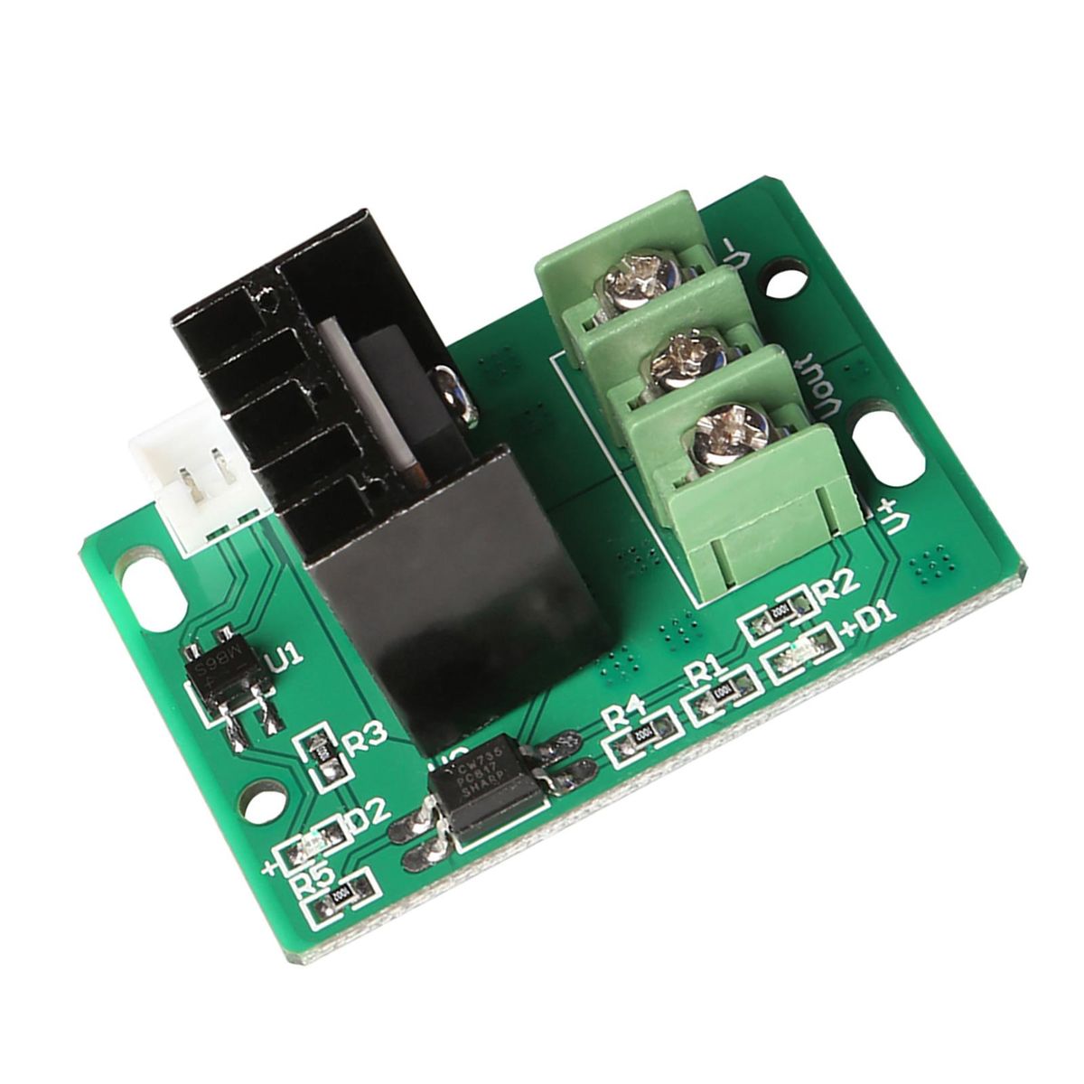12/24V Heatbed Heat Bed Power Module Expansion Board Heating Bed Accessories High Power Expansion Module for CR-10/CR-10S Series Mosfet Board 3D Printers Hot Bed 1Pcs