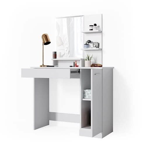Fontanez Dressing Table With Mirror
