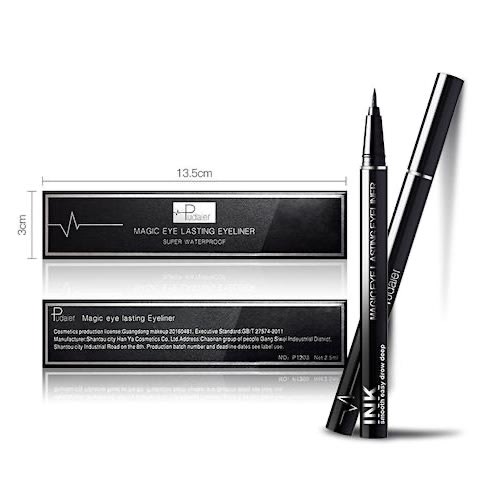 Pudaier Waterproof Liquid Eyeliner - Bright Black