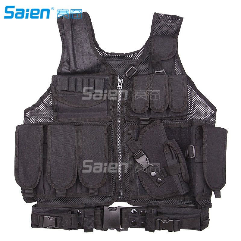 Adjustable Breathable Combat Training Vest For
