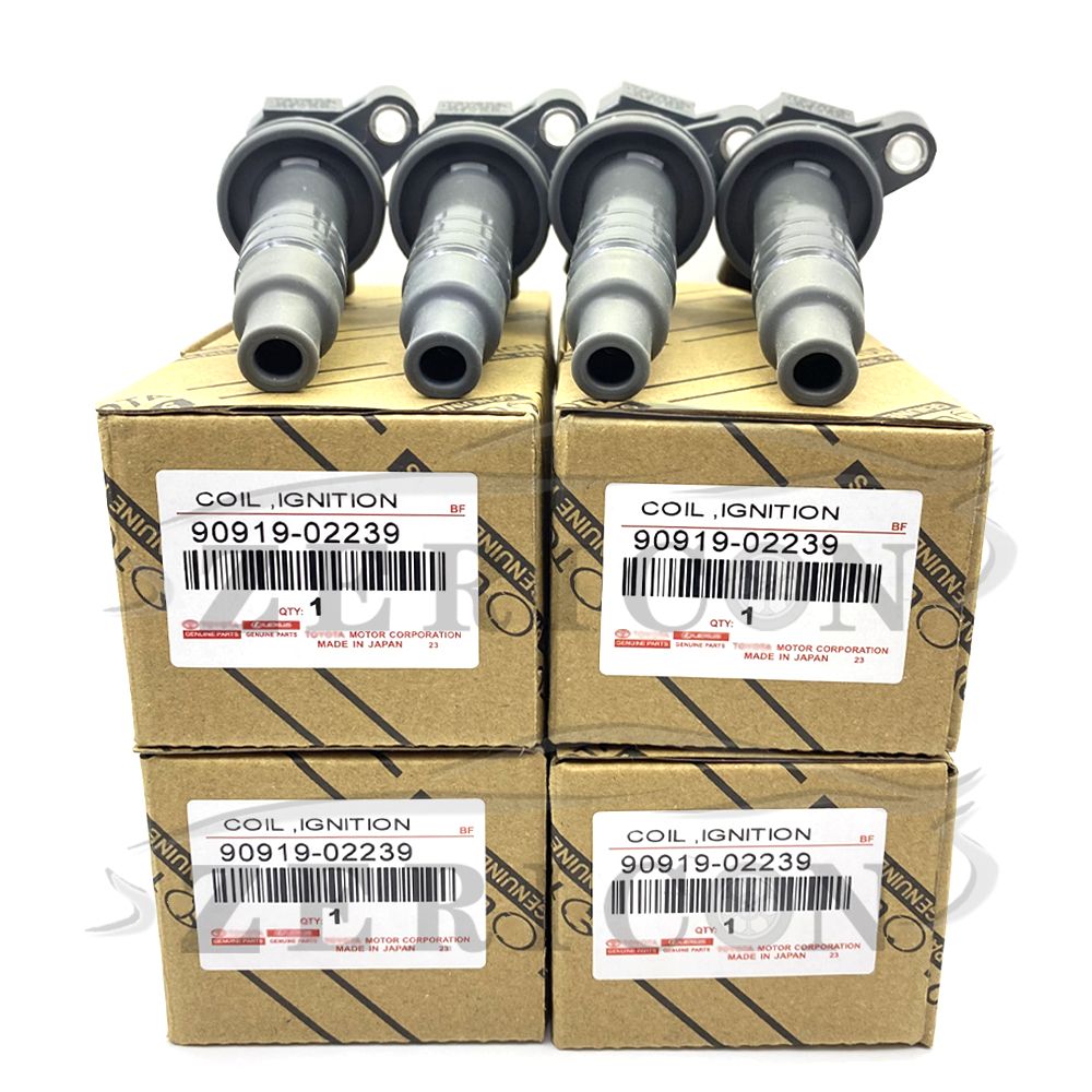4pcs 90919-02239 Ignition Coil For Toyota Corolla Celica Chevy Prizm Pontiac