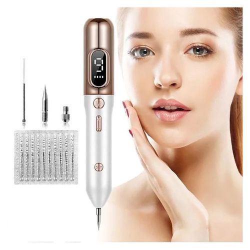 LCD Plasma Laser Indicator Kit For Removing Moles, Blackheads - Gold