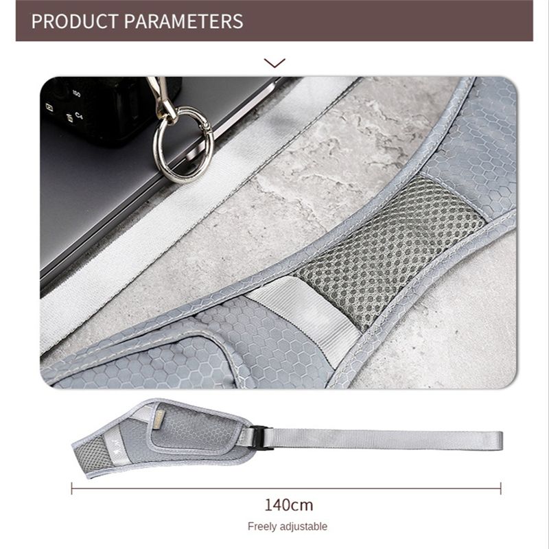 Camera Straps Universal Adjustment Camera Strap Shoulder Neck Strap Belt for SLR Micro-Single Camera Accessories Gray